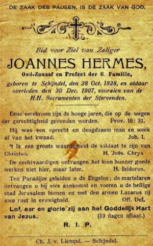 Johannes Hermes (1828 - 1907).