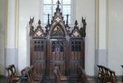 De Heilige Servatiuskerk in het centrum aan de Markt. De twee biechtstoelen aangekocht in 1865 bij de firma Cuypers en Stolzenberg uit Roermond. Voor meer details klik hier.